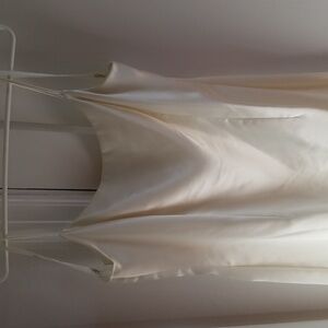 Vintage Ivory Spaghetti Strap Dress. Size 14. Petra